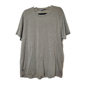 Icebreaker Shirt Mens XL Cool-lite Wool Blend Base Layer Short Sleeve Outdoor